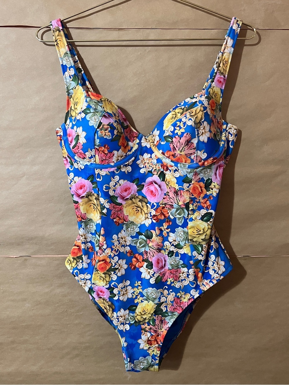 Johnny Was | Pauline Underwired Tank One Piece Swimsuit Floral Swim Size M